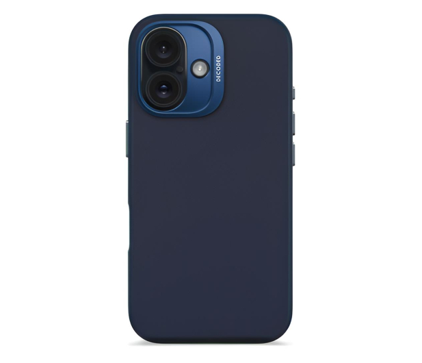 Decoded AntiMicrobial Silicone Backcover iPhone16 MagSafe blue print - 1284341 - zdjęcie